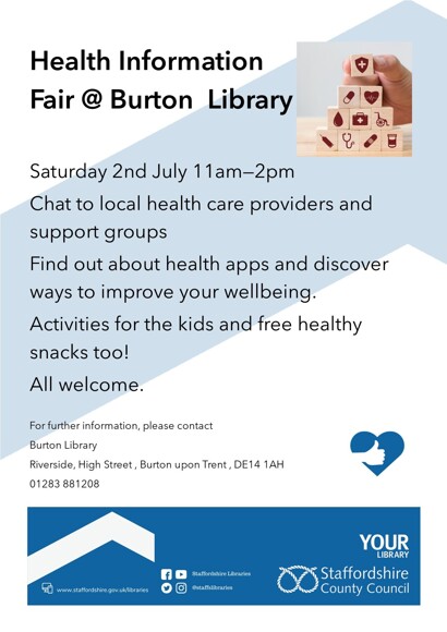 Burton Library Health Fair 2022